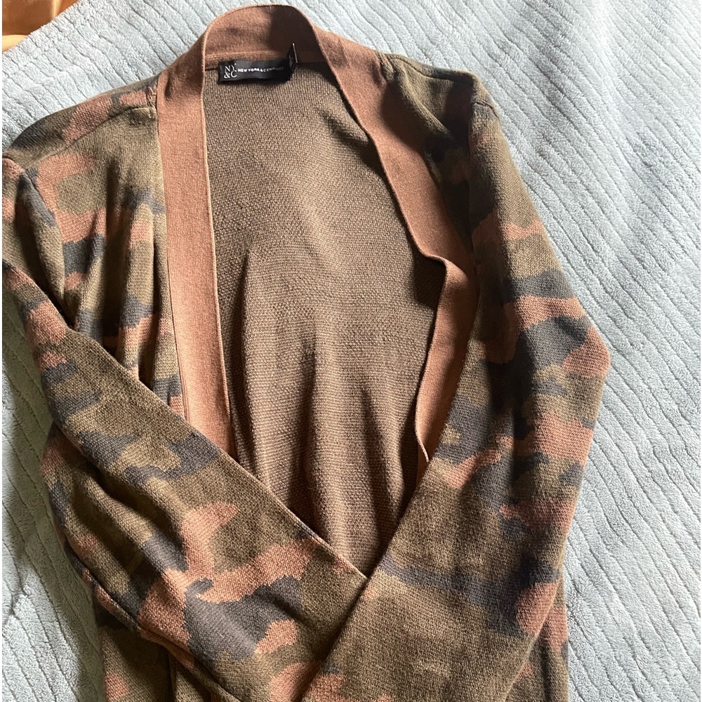 Brand new!!! Army fatigue sweater shrug!!! Never worn!
